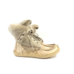 Punto Pigro -Damenboots mit Lammfell Beige .jpg