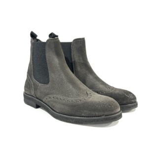 Wexford - Boots Grau Chelsea Boots Veloursleder