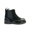 Wexford - Chelsea Boots Veloursleder Schwarz und Lackleder