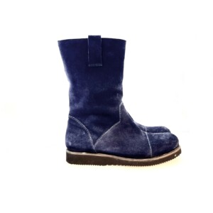 Blaue Lammfellboots Punto Pigro