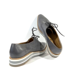 Pomme d'Or - Plateauschuhe Leder --Grau