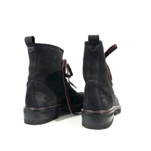 Accatino - Mit Lammfell gefütterte Boot aus Veloursleder Grau