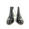 Damenschuhe --Boots Leder Schwarz MOMA
