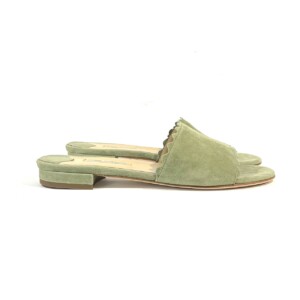 Pantoletten - Leder - Fabio Rusconi - Gruen