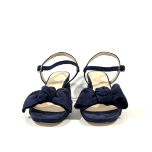 Damenschuhe Veloursleder Blau Jeannot