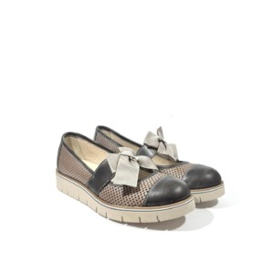 Schuhe mit Masche EVA MILANO- Leder.jpg