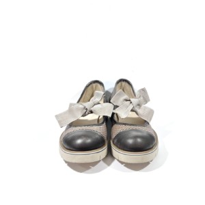 Schuhe - mit Masche - EVA MILANO- Leder.jpg