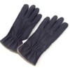 Blaue Handschuhe Damen Restelli