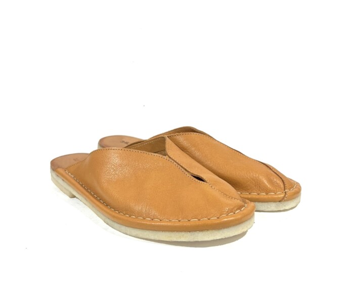 Damenschuhe Sandale Slippers Cuoio - Punto Pigro
