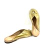 Damenschuhe -Slippers Punto Pigro Gold Leder