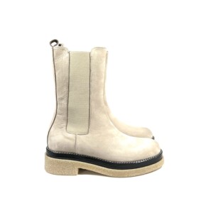 Laura Bellariva - Damenschuhe - Boots Beige Nubukleder