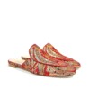 Anna F. Damenschuhe Rote Mules Damask