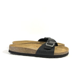 Fussbettsandalen Ciabattine Schwarz Futti