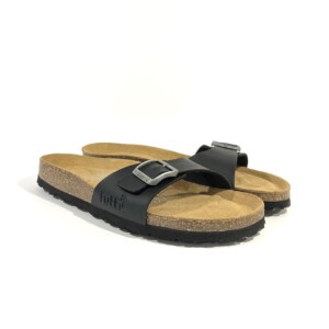 Fussbettsandalen Ciabattine Schwarz Futti