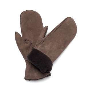 Fäustlinge Damenhandschuhe von Restelli Dunkelbraun