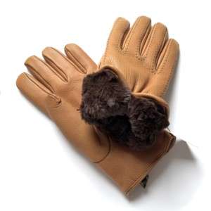 Herren-Handschuhe Hirschleder Restelli