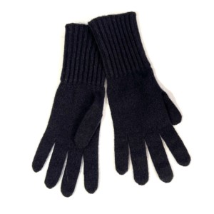 Handschuhe Kaschmir Blau - vorne