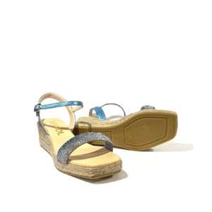 Espadrilles Maypol - Hellblau Strass - SOHLE