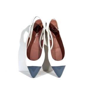 Lederballerina Weiss Lorena Paggi - ganz