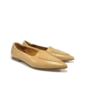 Loafers Ducanero - Leder Farbe Biskuit - seitlich