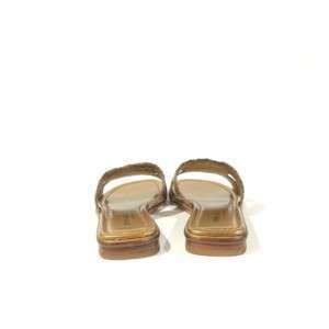 Pantoletten- Flat Pons Quintana Leder Bronze - hinten