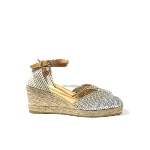 Wedge Espadrilles Maypol - Platin/Silber - Seite