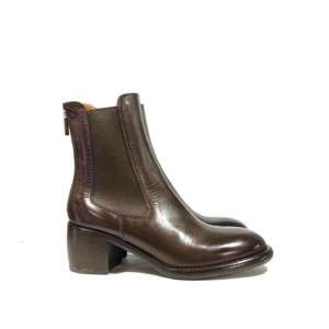 Braune Lederstiefelette La Bottega di Lisa - Seite