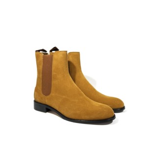 CAIMAN - Chelsea-Boots Mou aus Veloursleder - Sohle