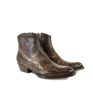 Cowboy Stiefelette La Bottega di Lisa Büffelleder