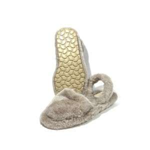 RIA Home - Hausschuhe aus Kunstplefz Moscu Taupe - Sohle