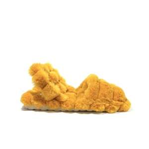 Ria Home -Fur Stripe Senfgelb - Seite