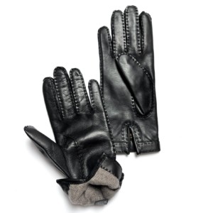 Damen Handschuhe Schwarz Nappa-Leder - RESTELLI