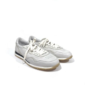 Damensneaker Larissa - Leder in der Farbe Osso - Lemargo - Made in Italy