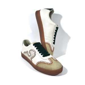 Damensneaker- Tofu-Grün MAIMAI - Farbe Weiss und Grün