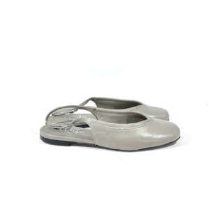 Slingback Ballerina Nappaleder Salbeigrün - Caiman- Made in Italy