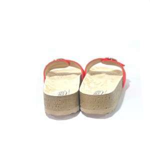 Ciabattine Woodstock - Rot GELATTTO-Damensandalen