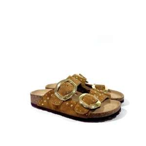 Damensandalen Velours Brandy Bionatura - Made in Italy