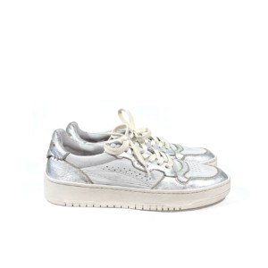 Lemargo Sneaker Silber und Crust - - Leder Damen Sneaker