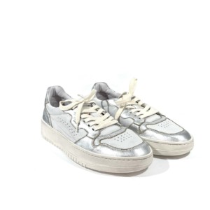 Lemargo Sneaker Silber und Crust - Leder Damen Sneaker