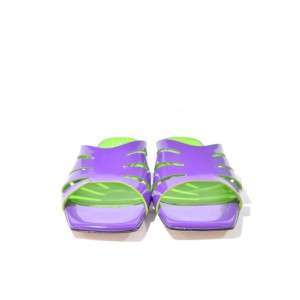 Pantolette aus Lackleder Farbe Bouganville - Evaluna - Made in Italy