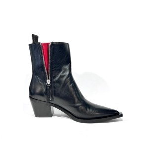 Cowboy Stiefelette Baron Schwarz - von Halmanera - made in Italy