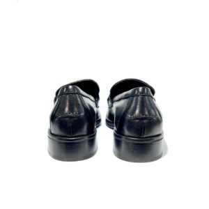 Damen-Mokassin - Schwarz - Leder - Lorena Paggi