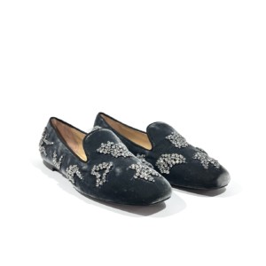 Loafer Grau Prosperine - Mit Strass Applikationen