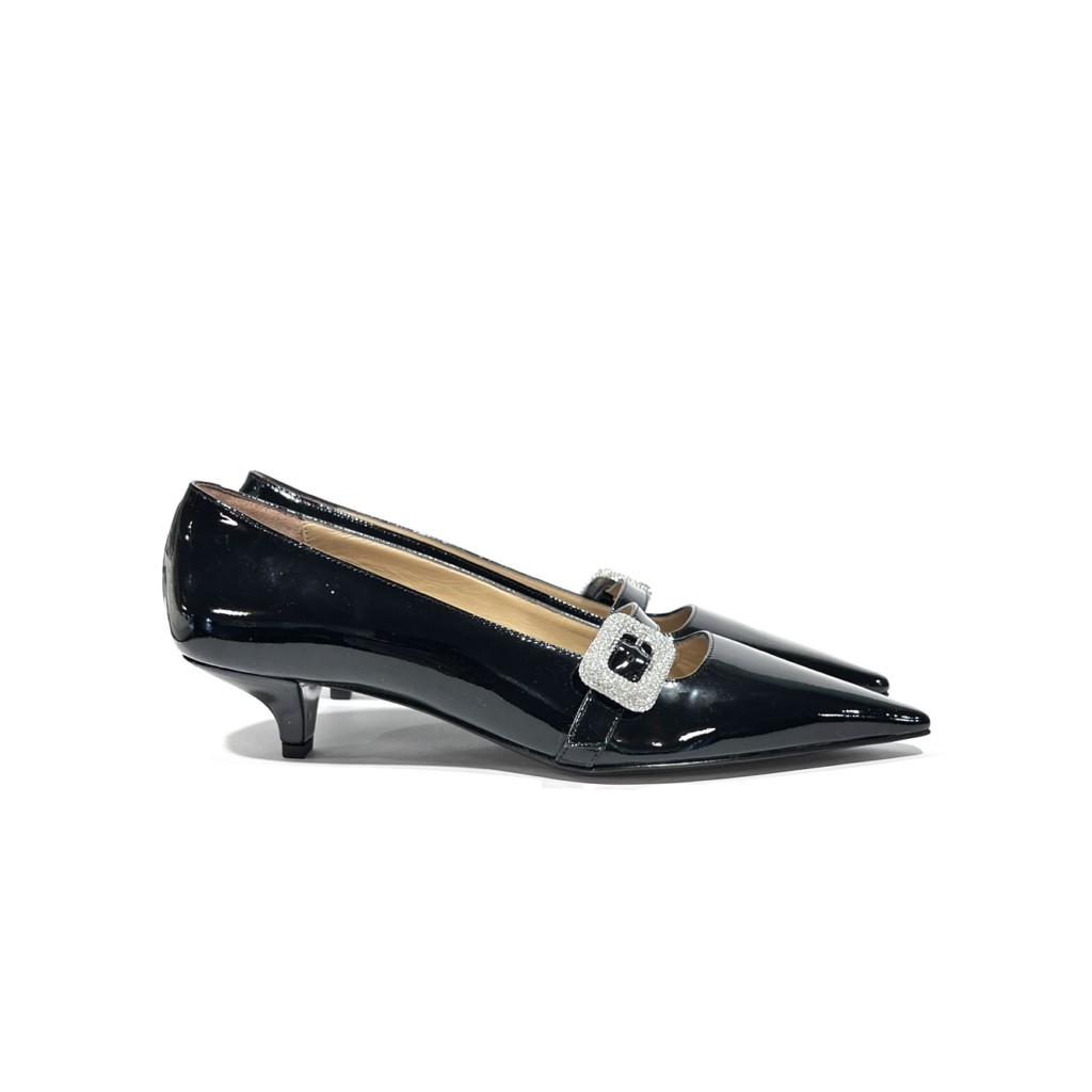 Schwarze Lackleder Ballerina Prosperine Schwarze Lackleder Ballerina Prosperine